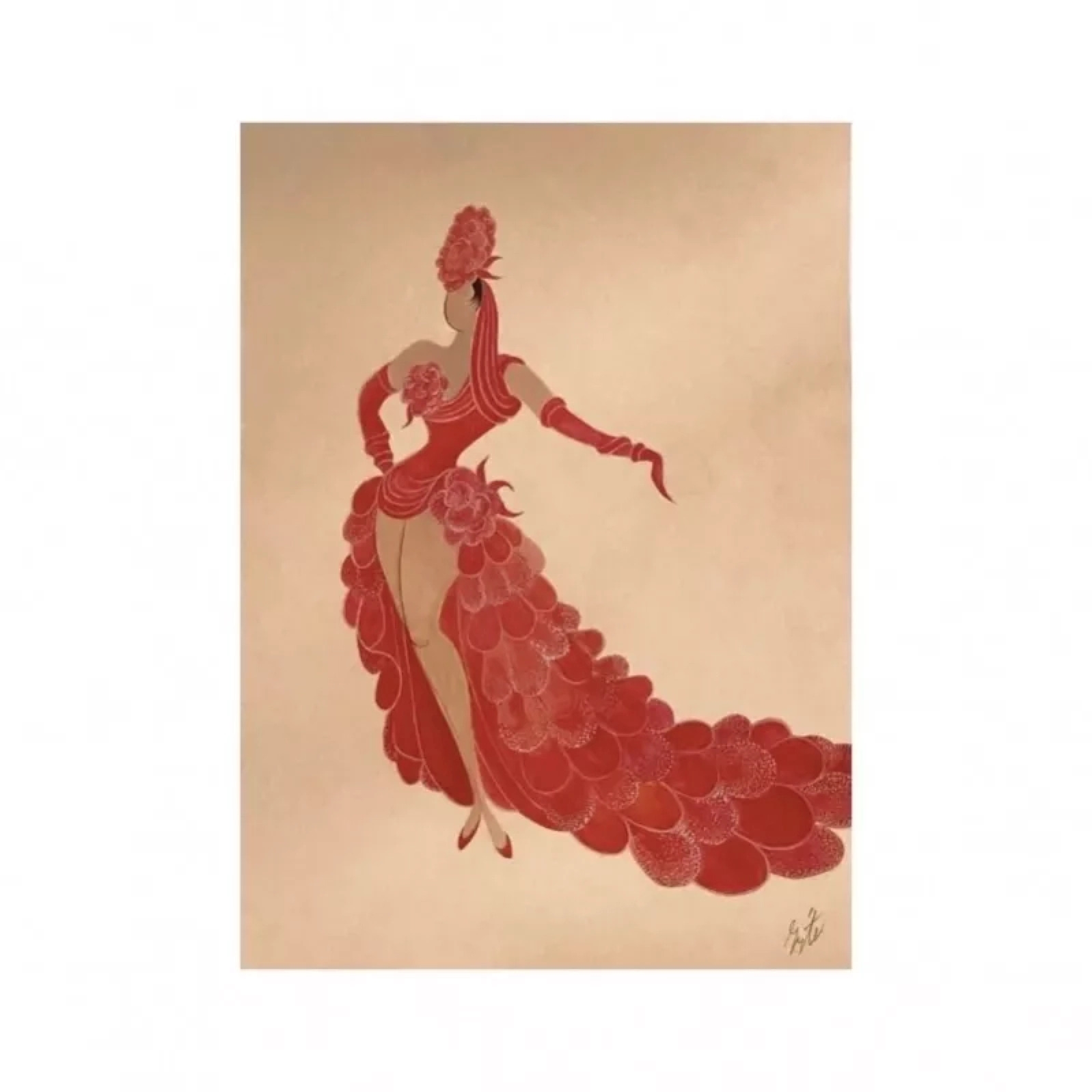 Erté | Drawing from the Stage Costumes series | MutualArt