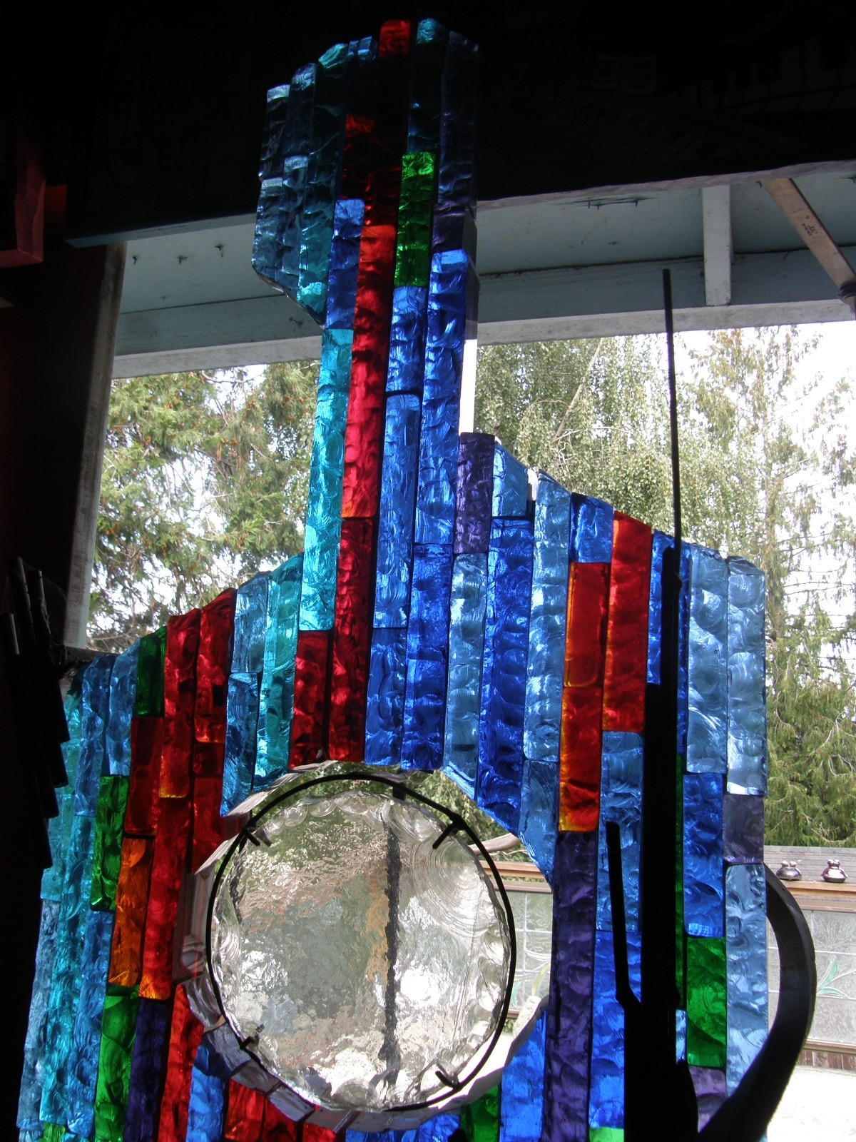 Josette Rispal | French Stained GLASS AND IRON SCULPTURE (1992) | MutualArt