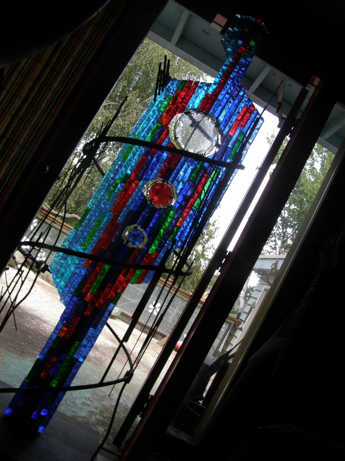 Josette Rispal | French Stained GLASS AND IRON SCULPTURE (1992) | MutualArt