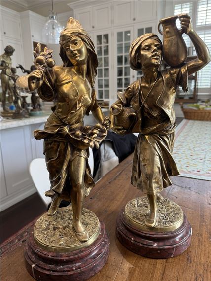 Henri Honoré Plé | RARE PAIR 1800s FRENCH HENRI HONORE PLE SIGNED ...