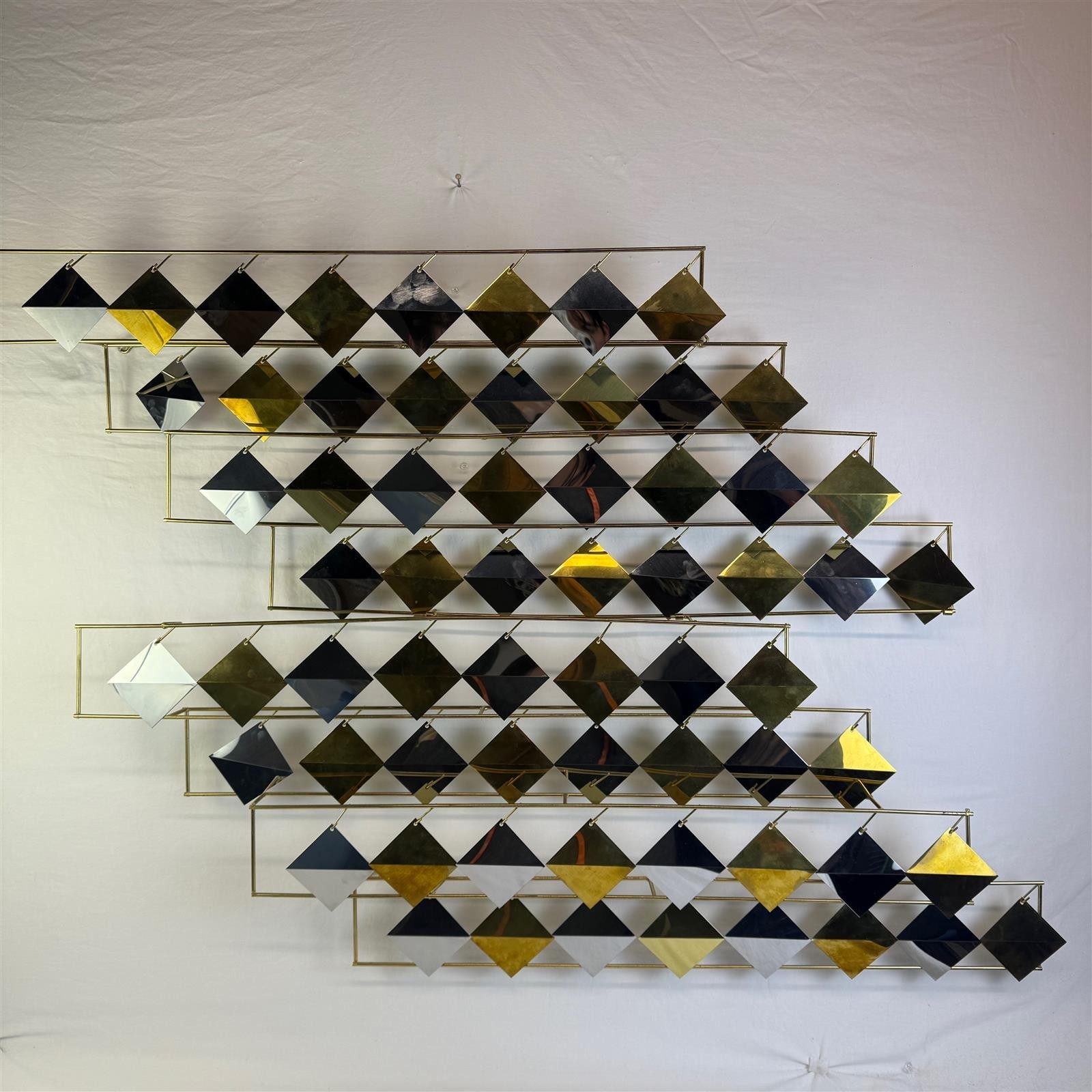 Curtis Jeré | MCM 1970s 2 Piece Curtis Jere Kinetic Abstract Wall ...