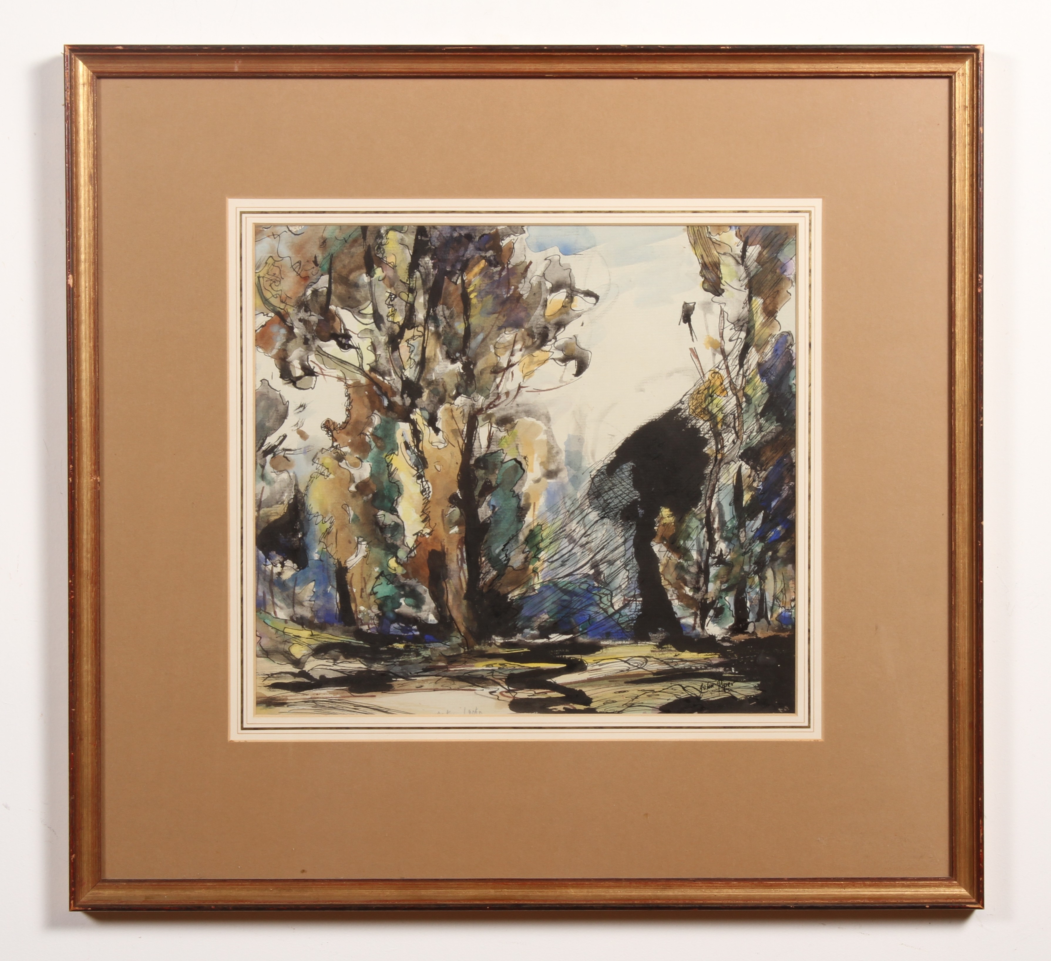 John Piper | Wooded Landscape | MutualArt