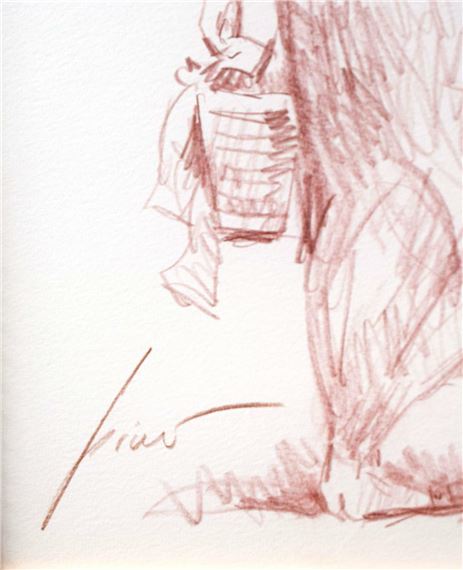 Giuseppe Pino | BEAUTIFUL UNIQUE DRAWING ON PAPER (2009) | MutualArt
