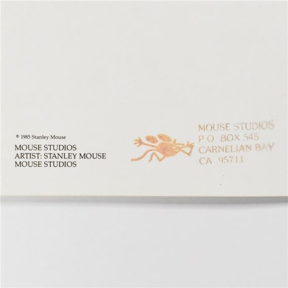 Stanley Mouse | 1985 Portfolio Studio Card Set Grateful Dead (1985 ...
