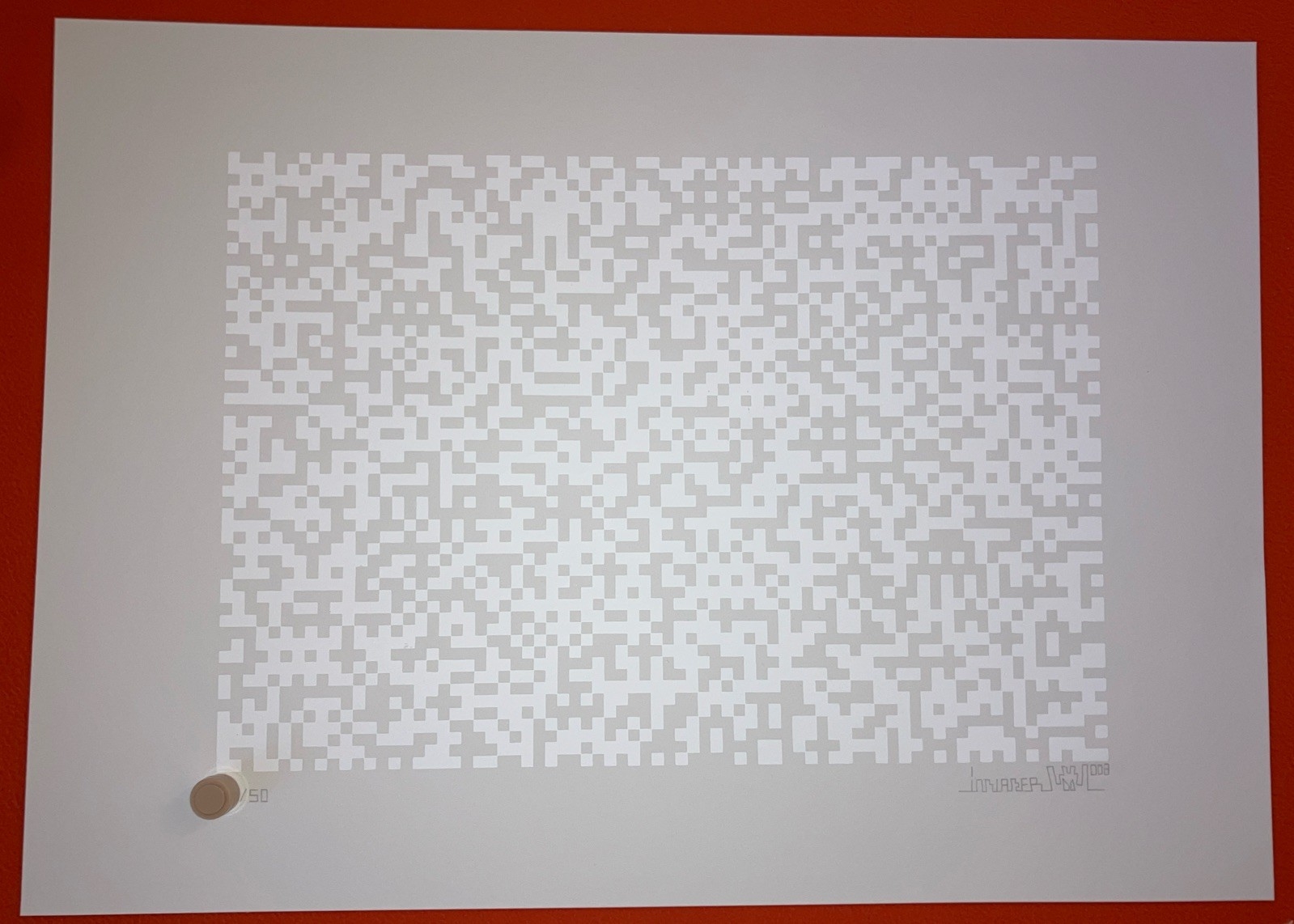 Space Invader | Binary Code (2008) | MutualArt