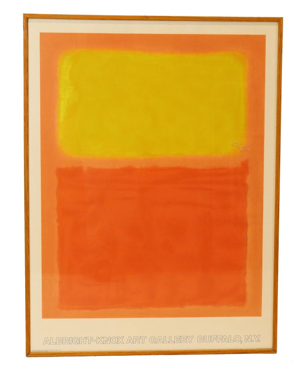 Mark Rothko | Mark Rothko at Albright-Knox Art Gallery, Buffalo, N.Y ...