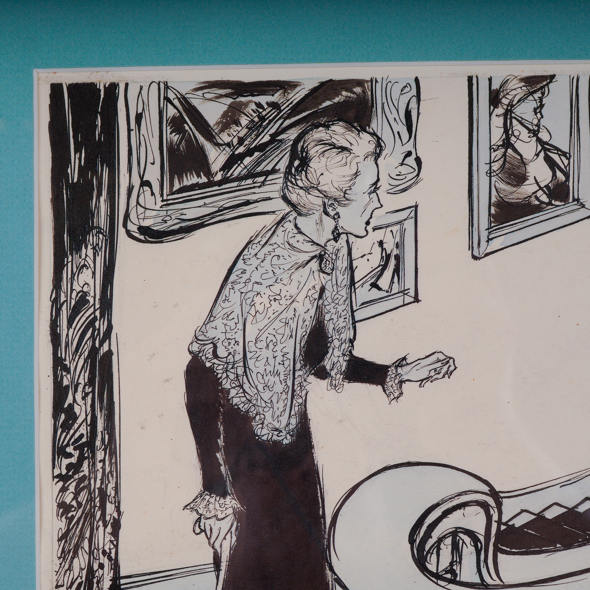 Wayne Hall | Wayne Hall Original 1945 Illustration for Unlovingly Yours ...