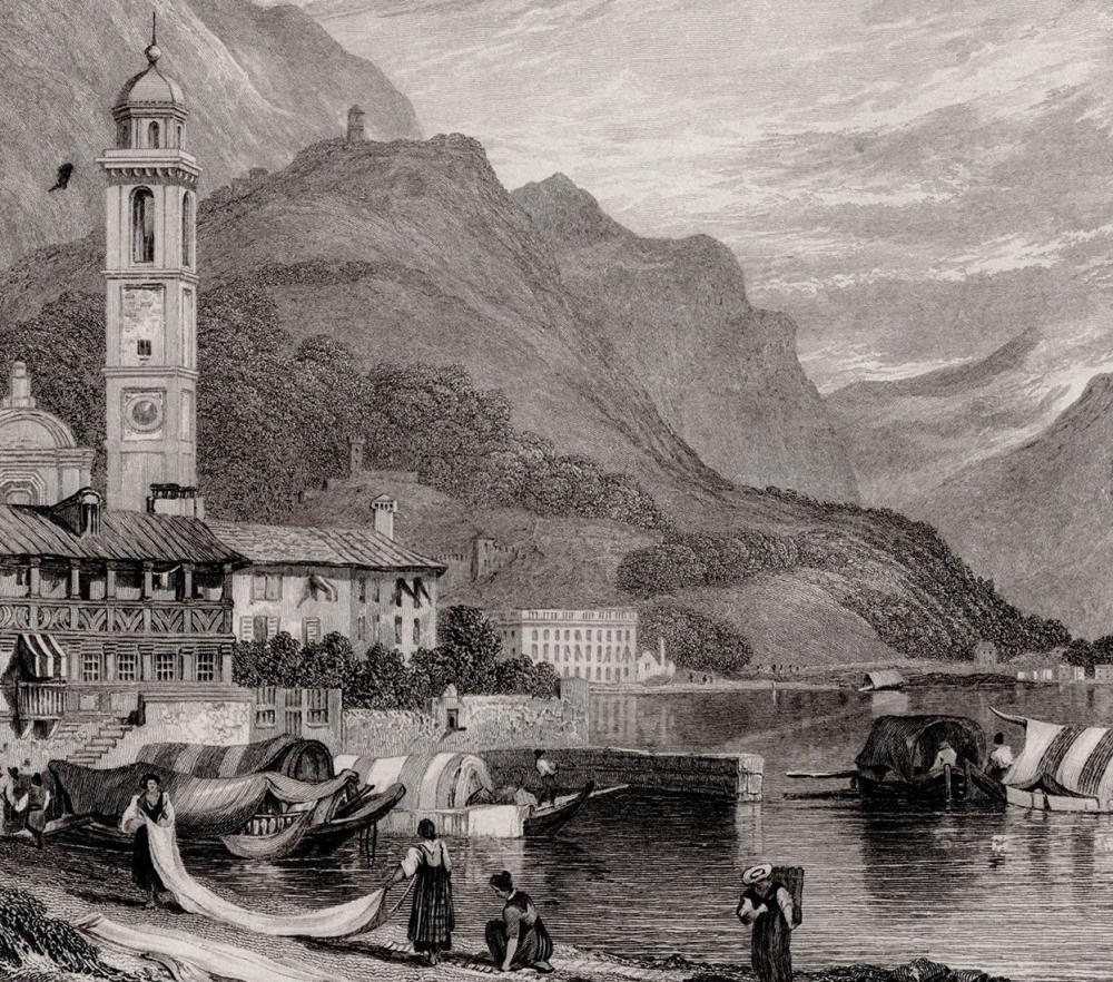 Samuel Prout | The Lake of Como (Circa 1845) | MutualArt