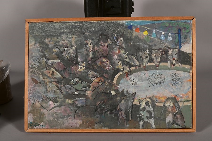 Edouardos Sakayan | At the trough, the pack (1997 - 2001) | MutualArt