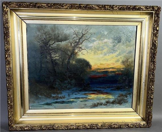 Christopher High Shearer | Sunset scene (1921) | MutualArt