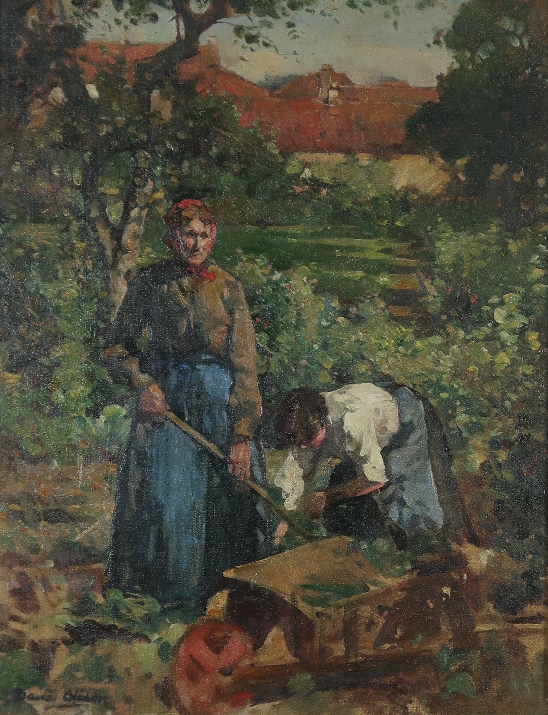 David Alison | THE ARTIST'S GARDEN, FIFE (1909) | MutualArt