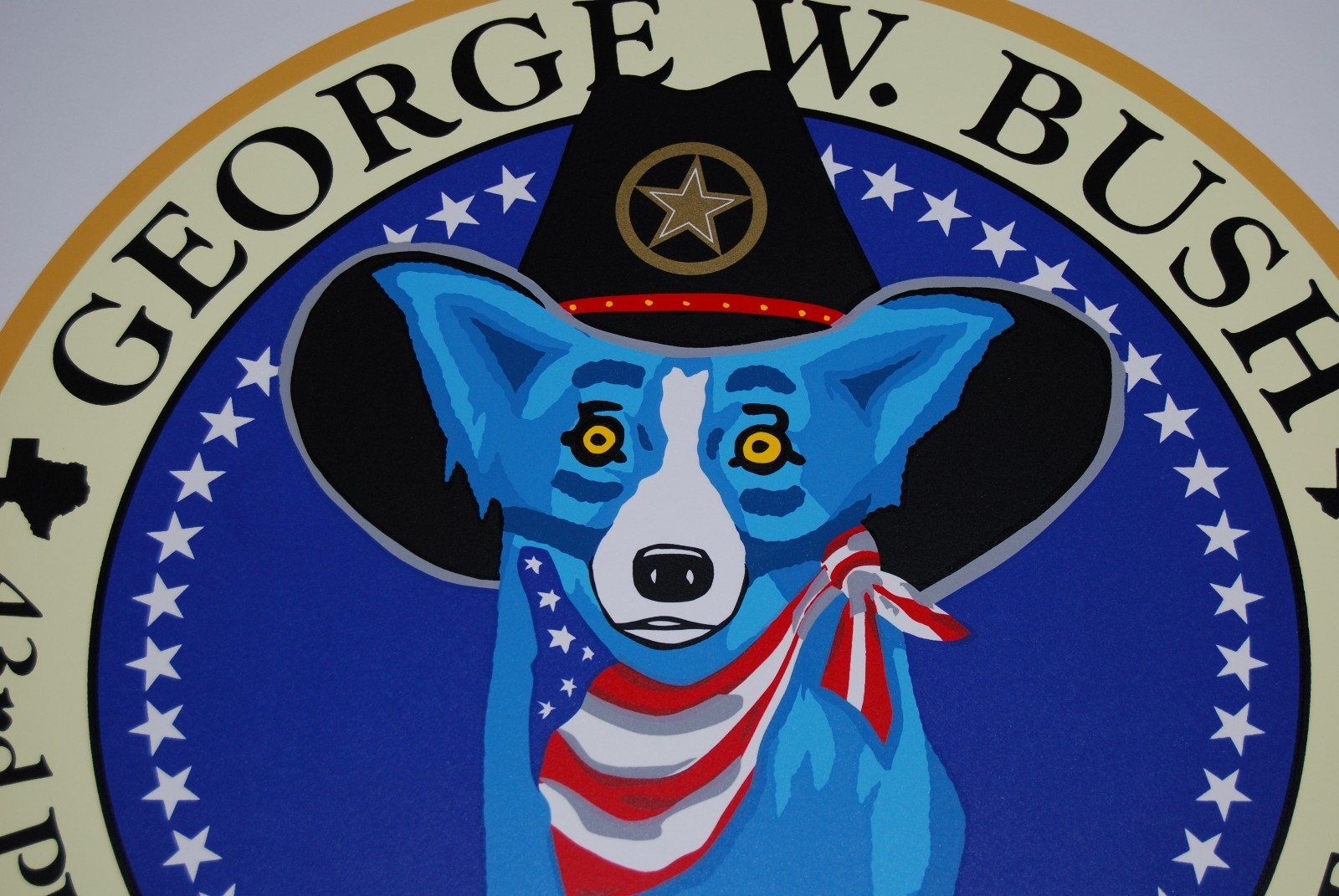 George Rodrigue | George Rodrigue Blue Dog 43rd President GW Bush White ...
