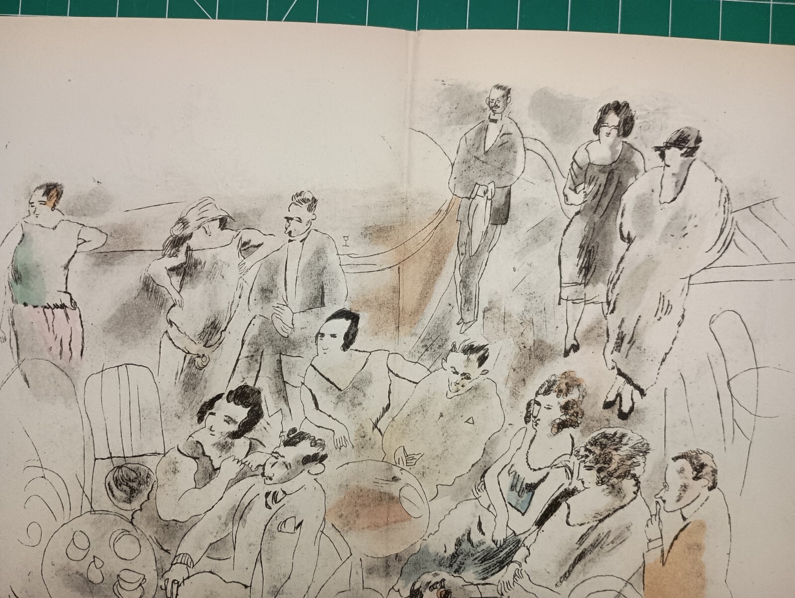 Jules Pascin | Paris Nightlife - Bar Scene (1925) | MutualArt