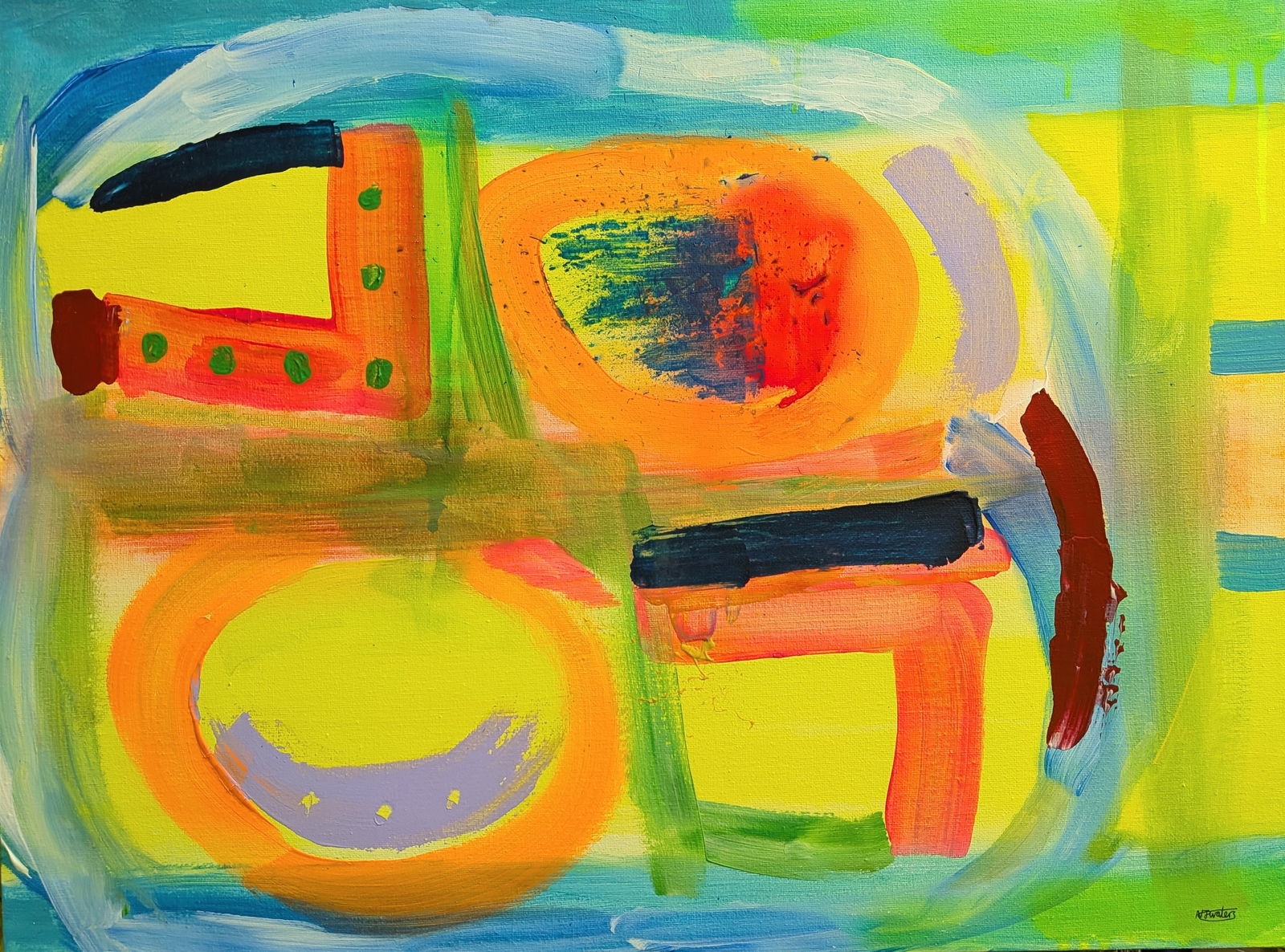 Nigel Waters | Fool Abstract Inspired By The Joker Film (2019) | MutualArt