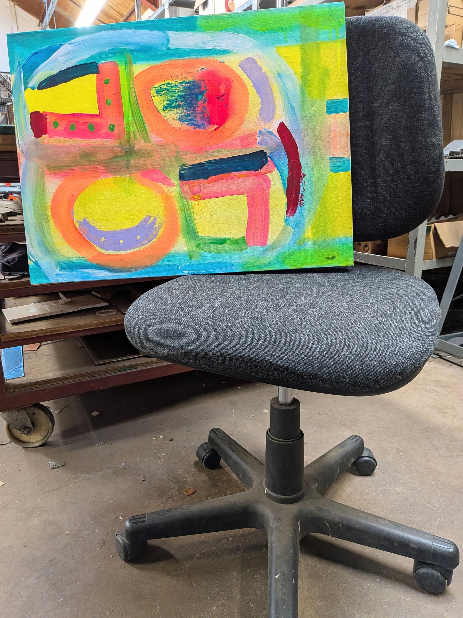 Nigel Waters | Fool Abstract Inspired By The Joker Film (2019) | MutualArt