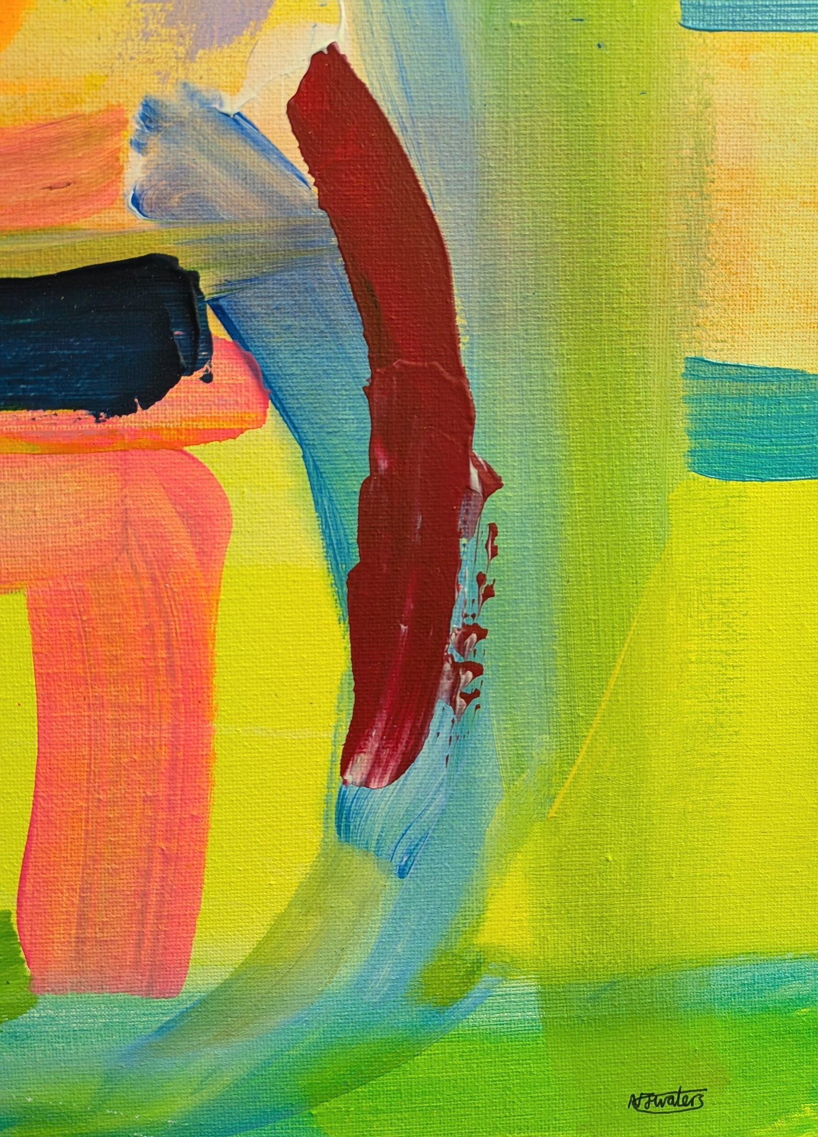 Nigel Waters | Fool Abstract Inspired By The Joker Film (2019) | MutualArt