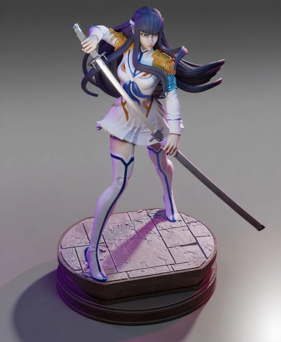 Null Zero | Satsuki Kill la Kill Fan Art Sculpture (2011 - 2025 ...