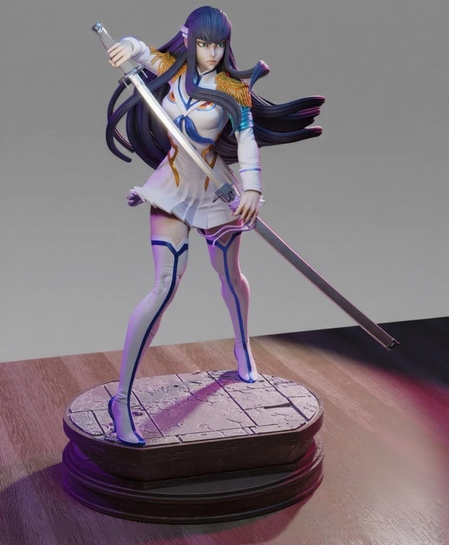 Null Zero | Satsuki Kill la Kill Fan Art Sculpture | MutualArt