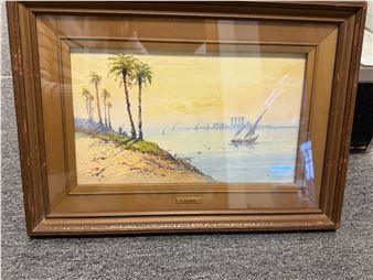 Sailboat in the Water - Alfred Calvert