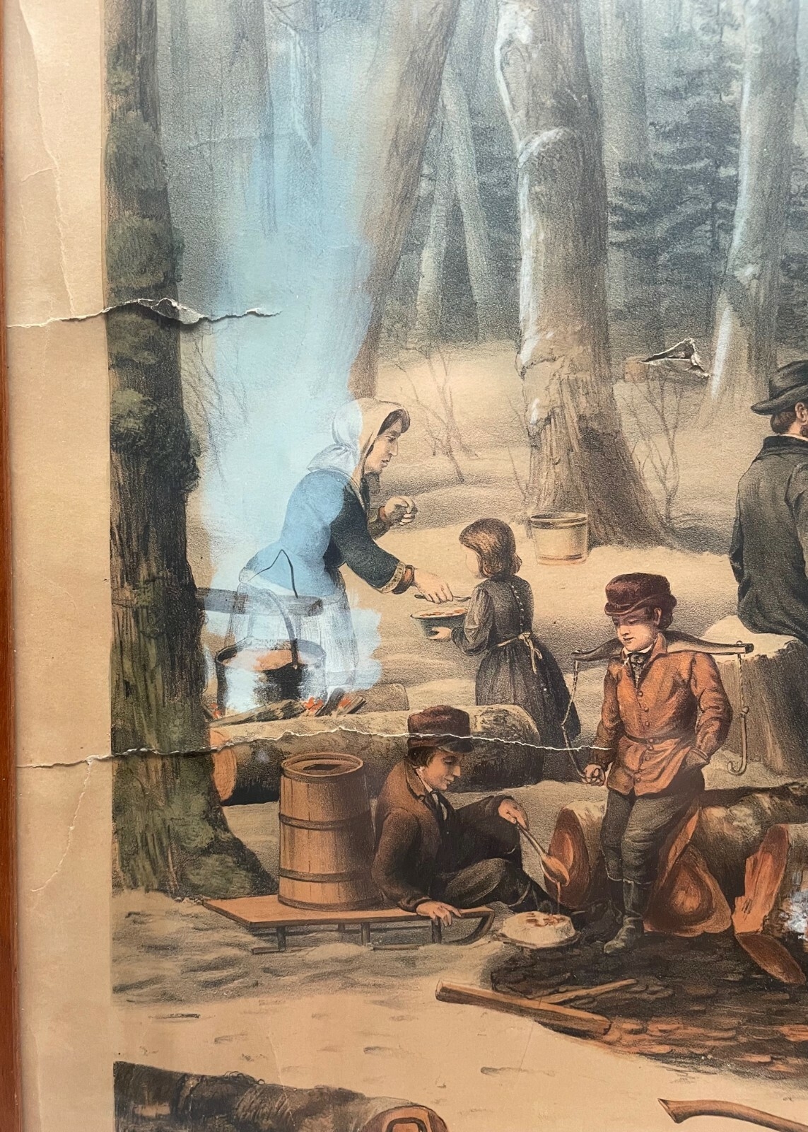 Arthur Fitzwilliam Tait | American Forest Scene - Sugar Mapling (1800 ...