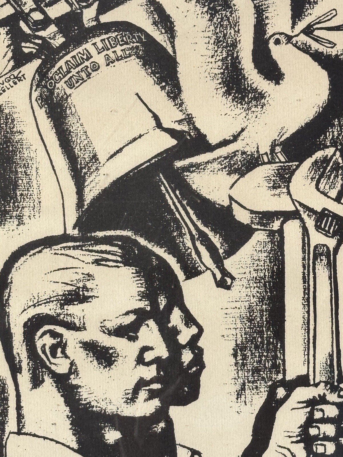 Hugo Gellert | HUGO GELLERT ANTIQUE ART DECO MODERN CUBISM LITHOGRAPH ...