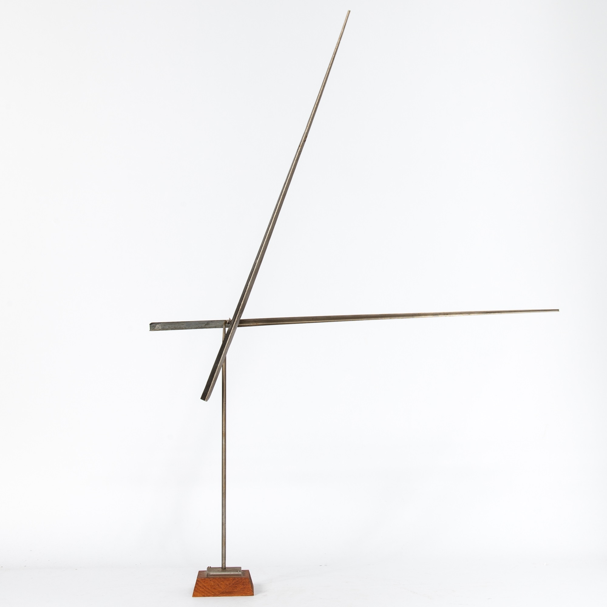 George Rickey deux lignes obliques