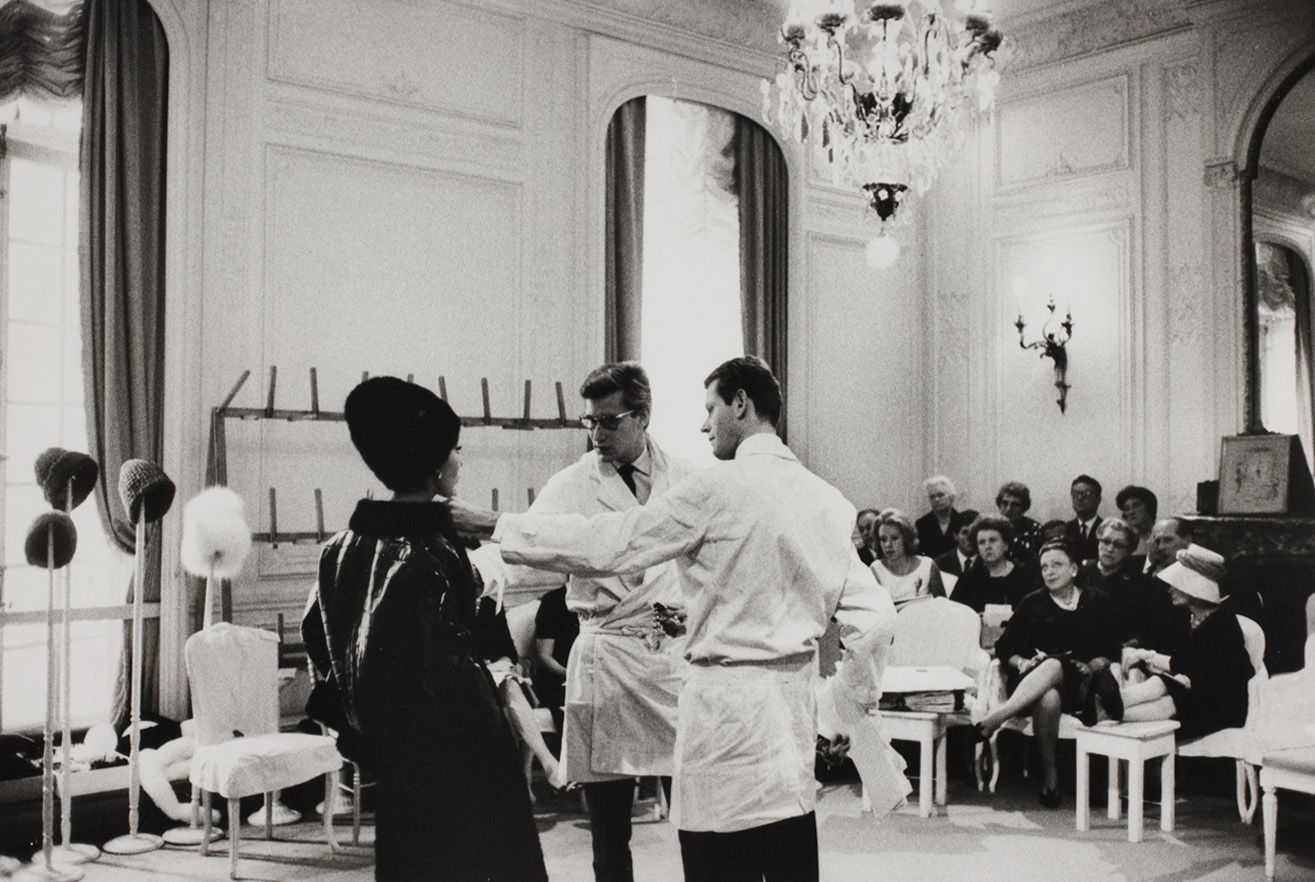 Jean Phillipe Charbonnier | MODE DIOR Yves Saint Laurent supervising a ...