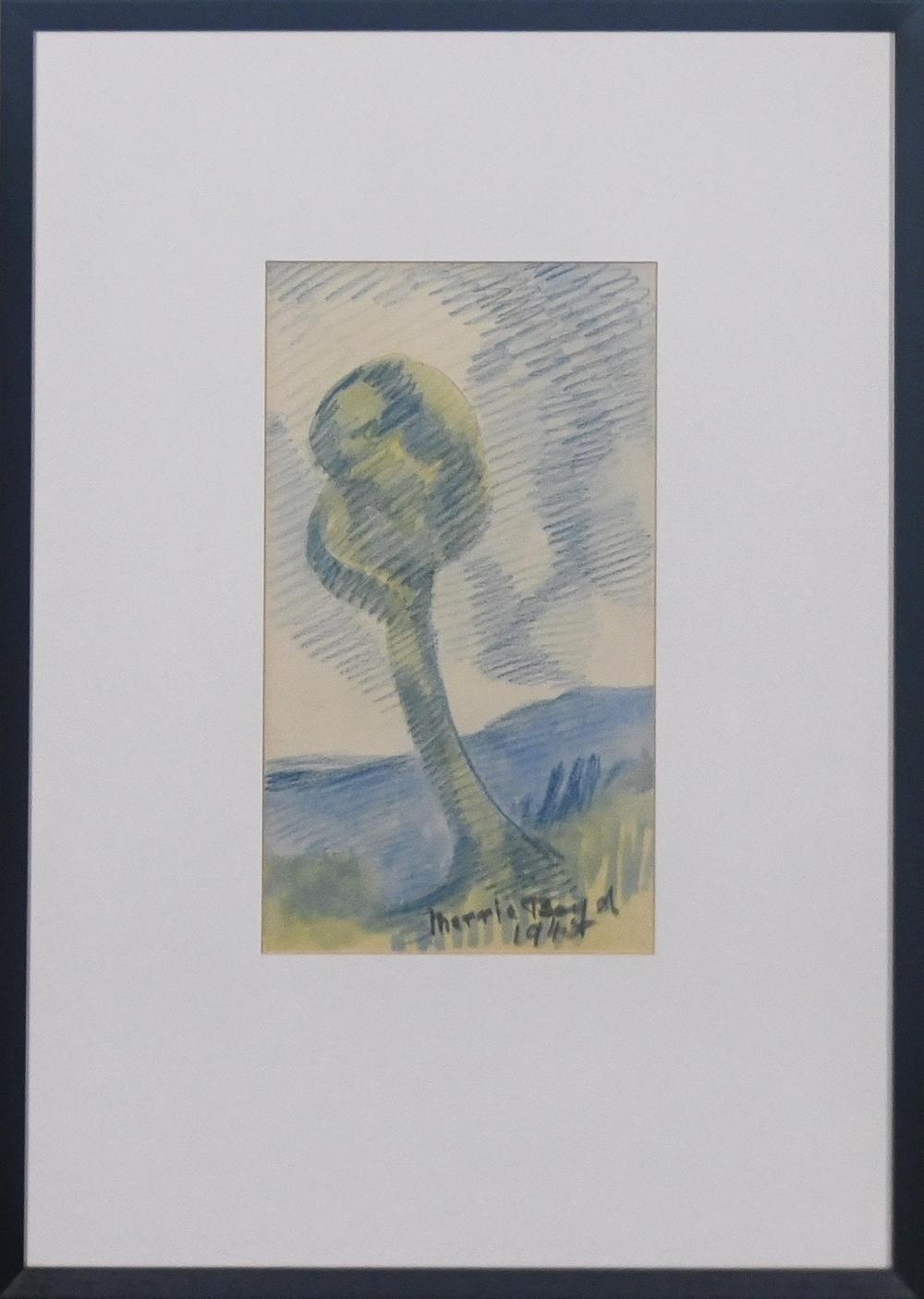 William Merric Boyd | TREE IN LANDSCAPE (1943) | MutualArt