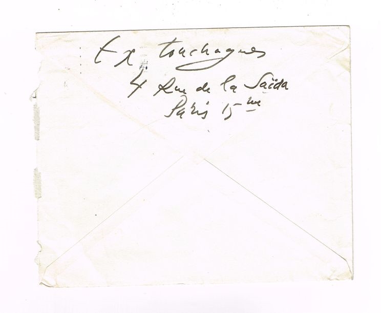 Louis Touchagues | Original autograph drawing signed, with happy ...