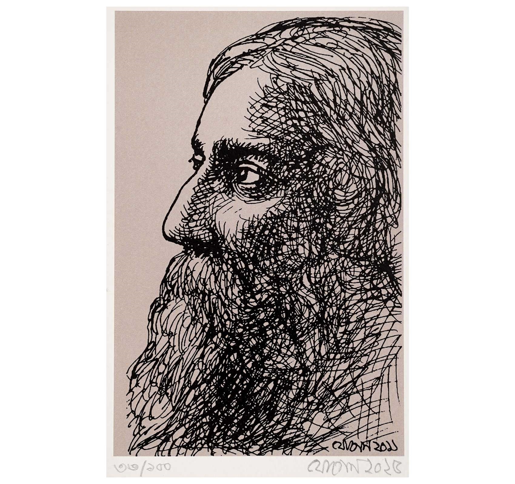 Jogen Chowdhury | Set of Two Digital Prints: (I) Untitled (Ganesh), (II ...