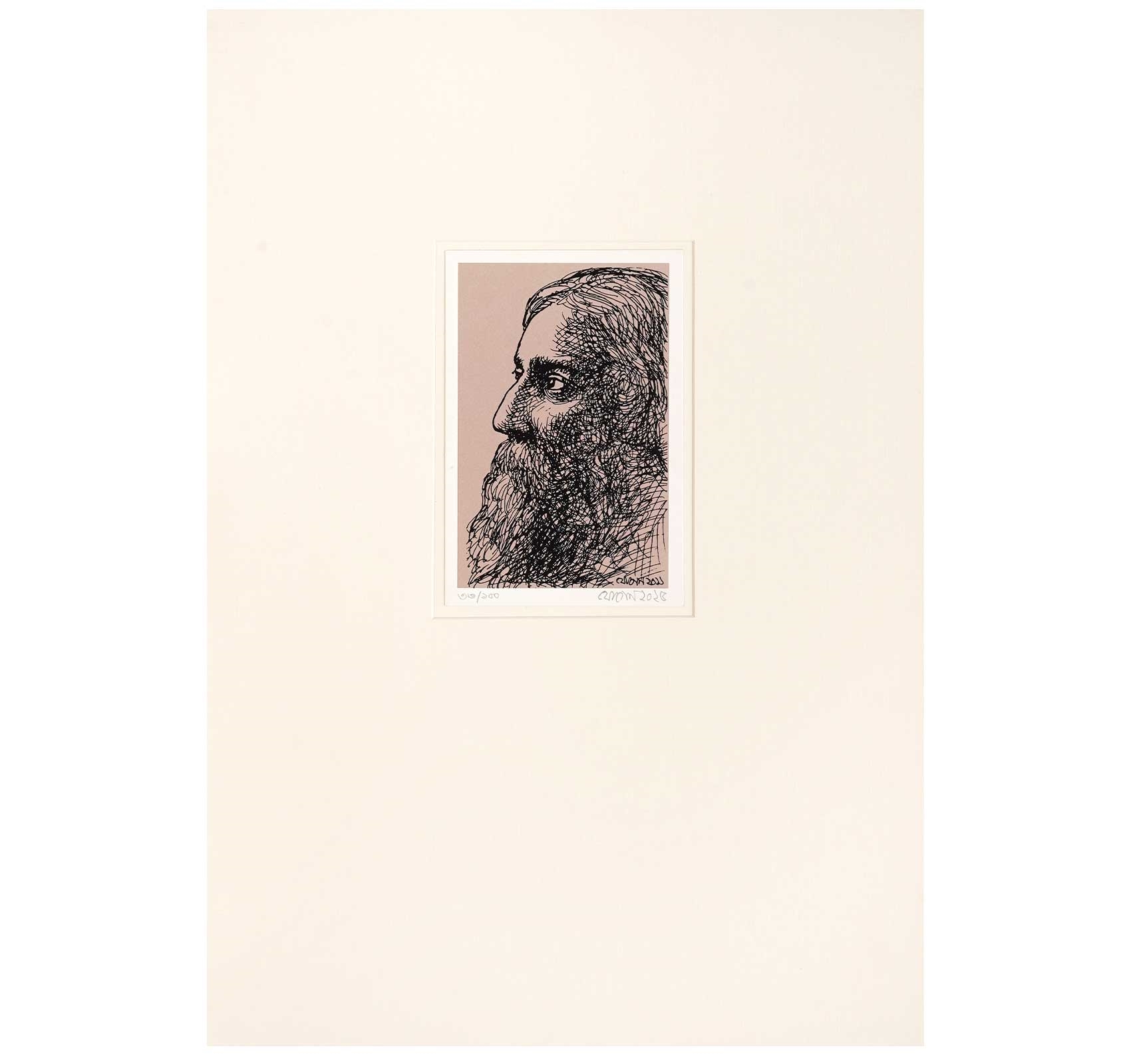 Jogen Chowdhury | Set of Two Digital Prints: (I) Untitled (Ganesh), (II ...
