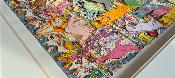 James Rizzi | When the Dinosaurs Return (1993) | MutualArt