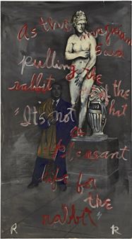 Rene Ricard: and if you arrive, do you know you are there? - Vito Schnabel Gallery, St. Moritz