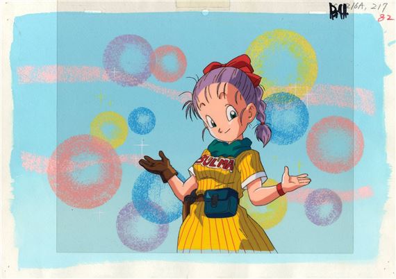 ドラゴンボール台紙　Dragon Ball Akira Toriyama | Dragon Ball (ドラゴンボール) Bulma (1996) | MutualArt