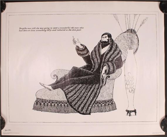 Edward Gorey | Le Melange Funeste Uncut Leaf | MutualArt