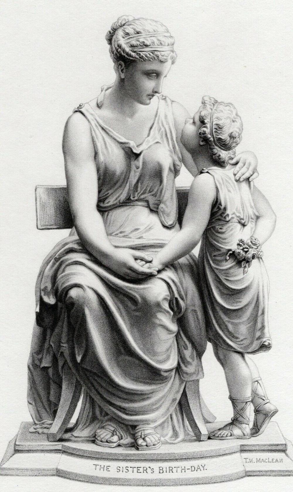 William Callio Roffe | The Sister's Birthday (1881) | MutualArt