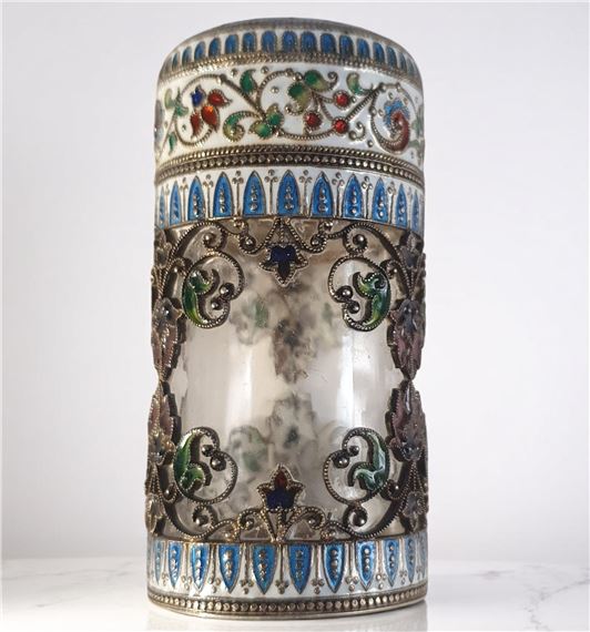 Georg Adam Scheid | exquisite perfume box in silver and rock crystal ...