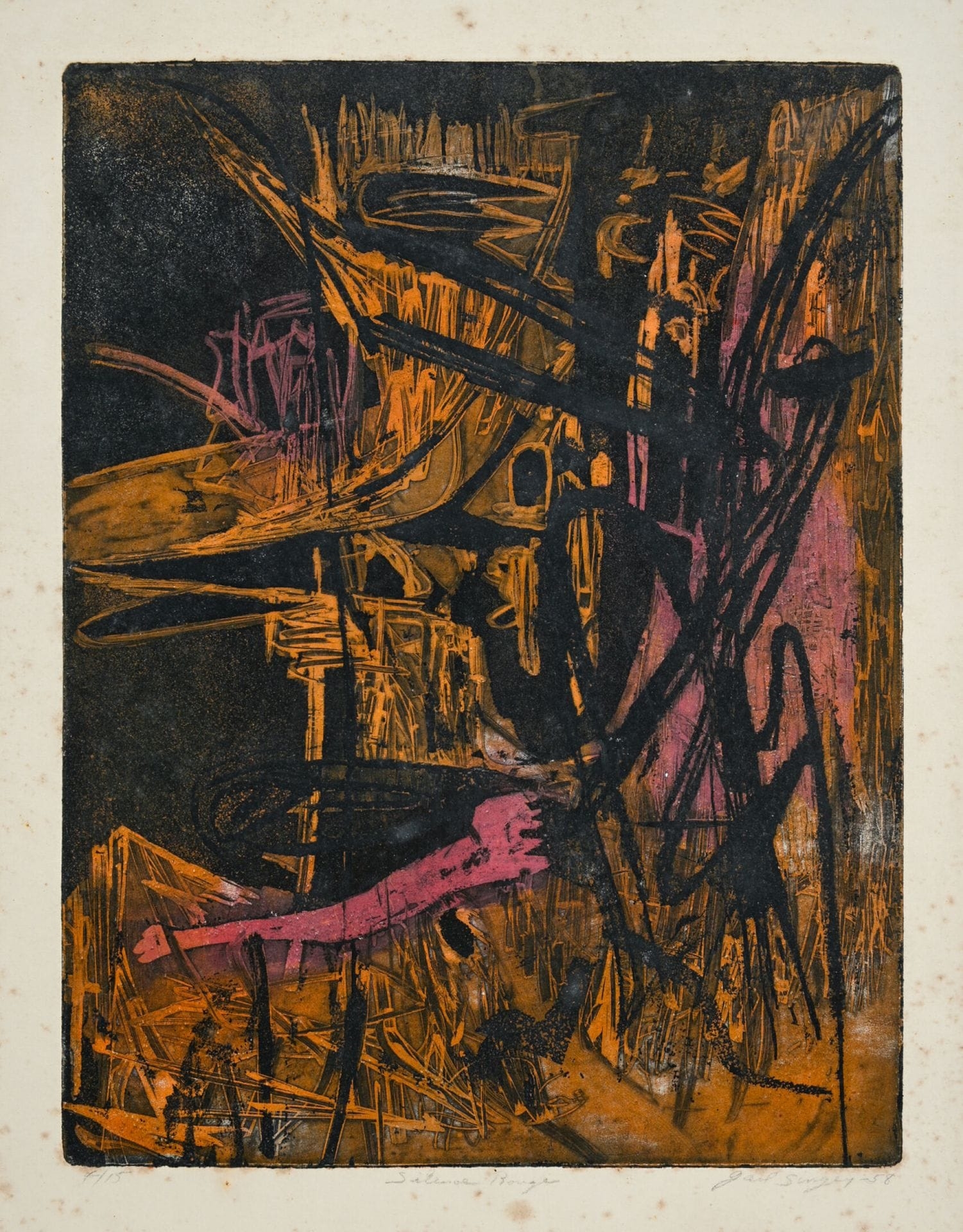 Gail Singer | Red Silence (1958) | MutualArt