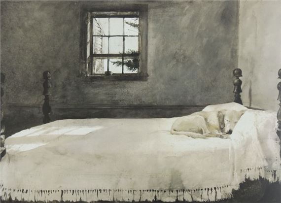 Andrew Wyeth | Master Bedroom (Circa 1985) | MutualArt