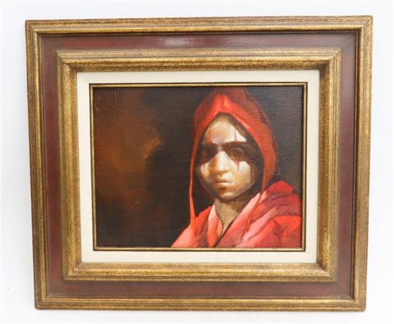 Charles Bragg | Man in Red Cloak | MutualArt