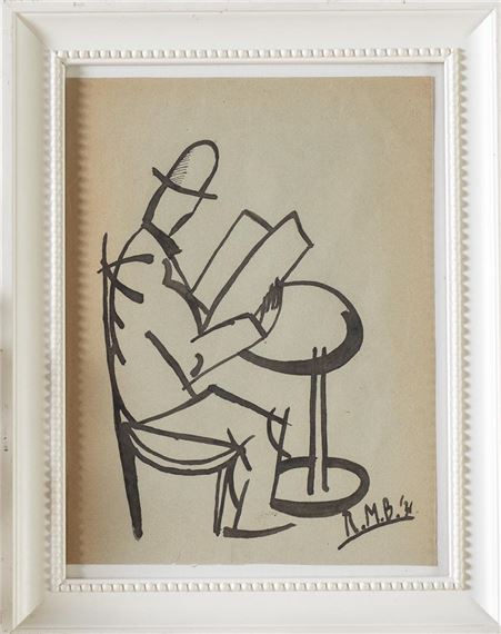 Uomo al tavolo - Roberto Marcello Baldessari