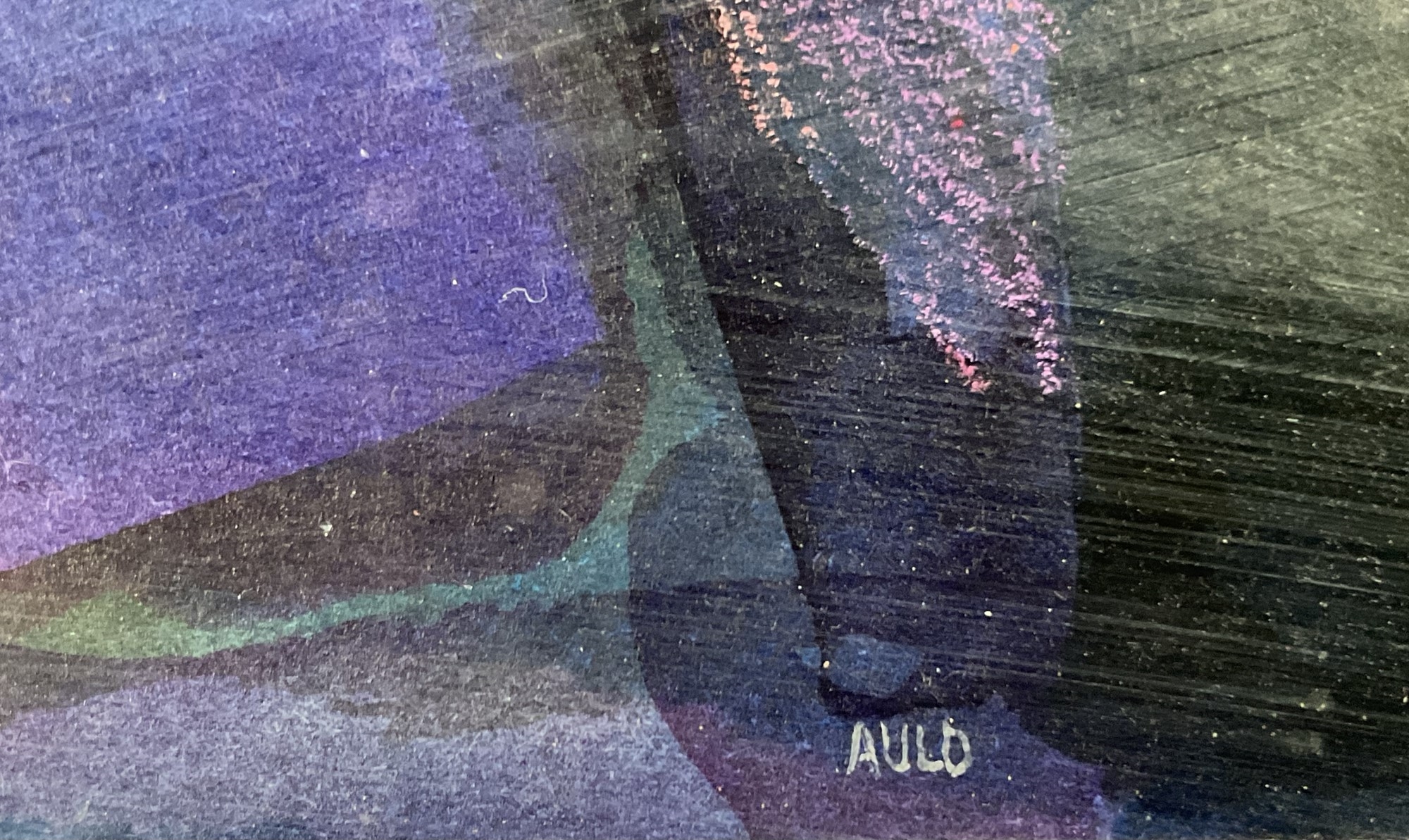 Eric Auld | Red Sky Full Moon Rising | MutualArt