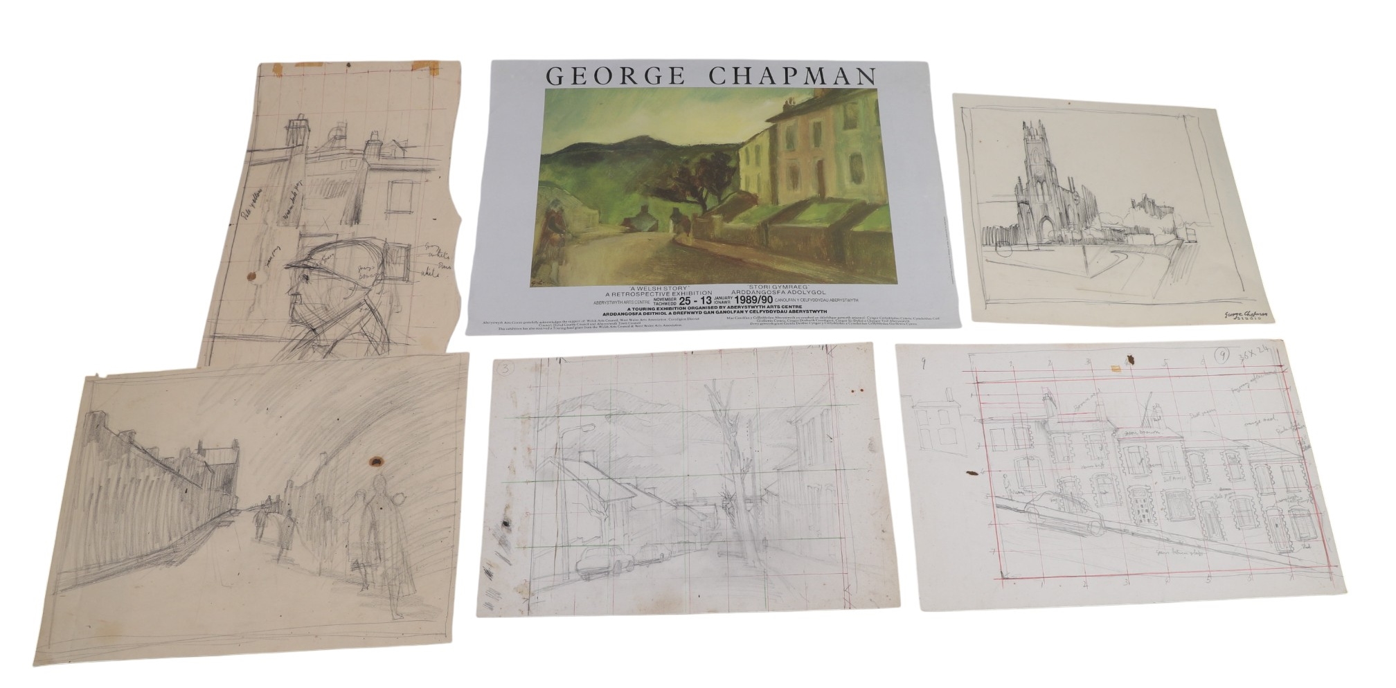 George Chapman | a collection of drawings, various subjects including ...