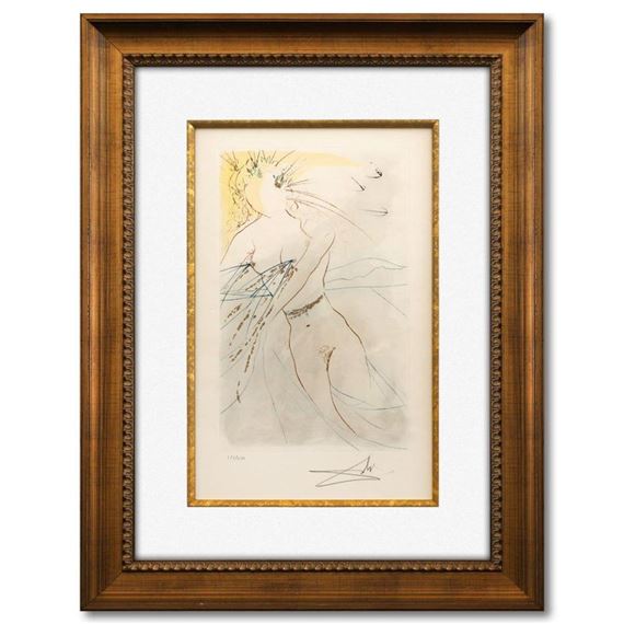 Thou Art Fair from Song of Songs of Solomon portfolio - Salvador Dalí