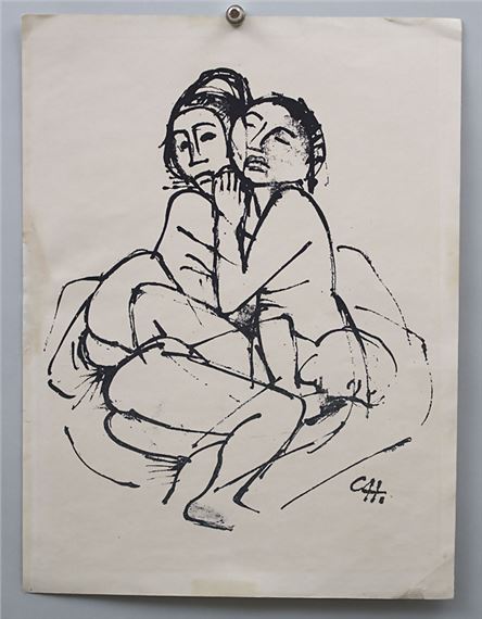 Das Nest' / 'The nest - Karl Hofer