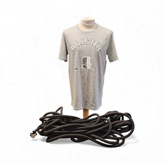 ORIGINAL 'COLSTON FOUR' T-SHIRT, COLSTON STATUE ROPE, Associated newspaper clippings