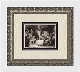 Christ Preaching - Rembrandt van Rijn