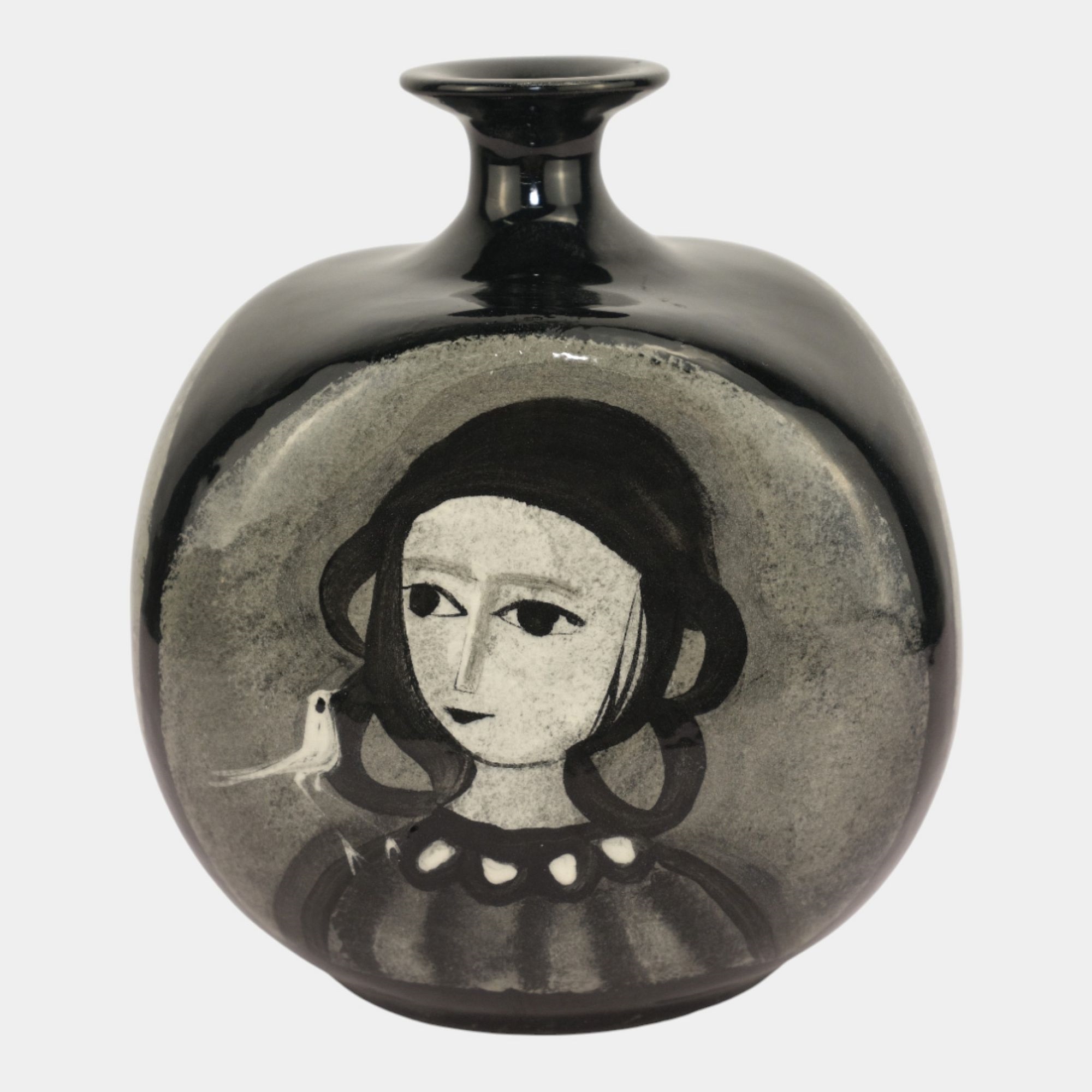 Polia Pillin | Pillin Studio Pottery Art Deco Hand Painted Three Women ...