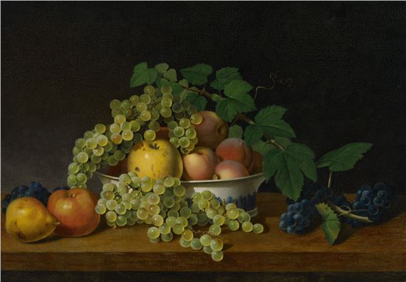James Peale | Still Life of Fruit with a Porcelain Bowl (Circa 1820s ...