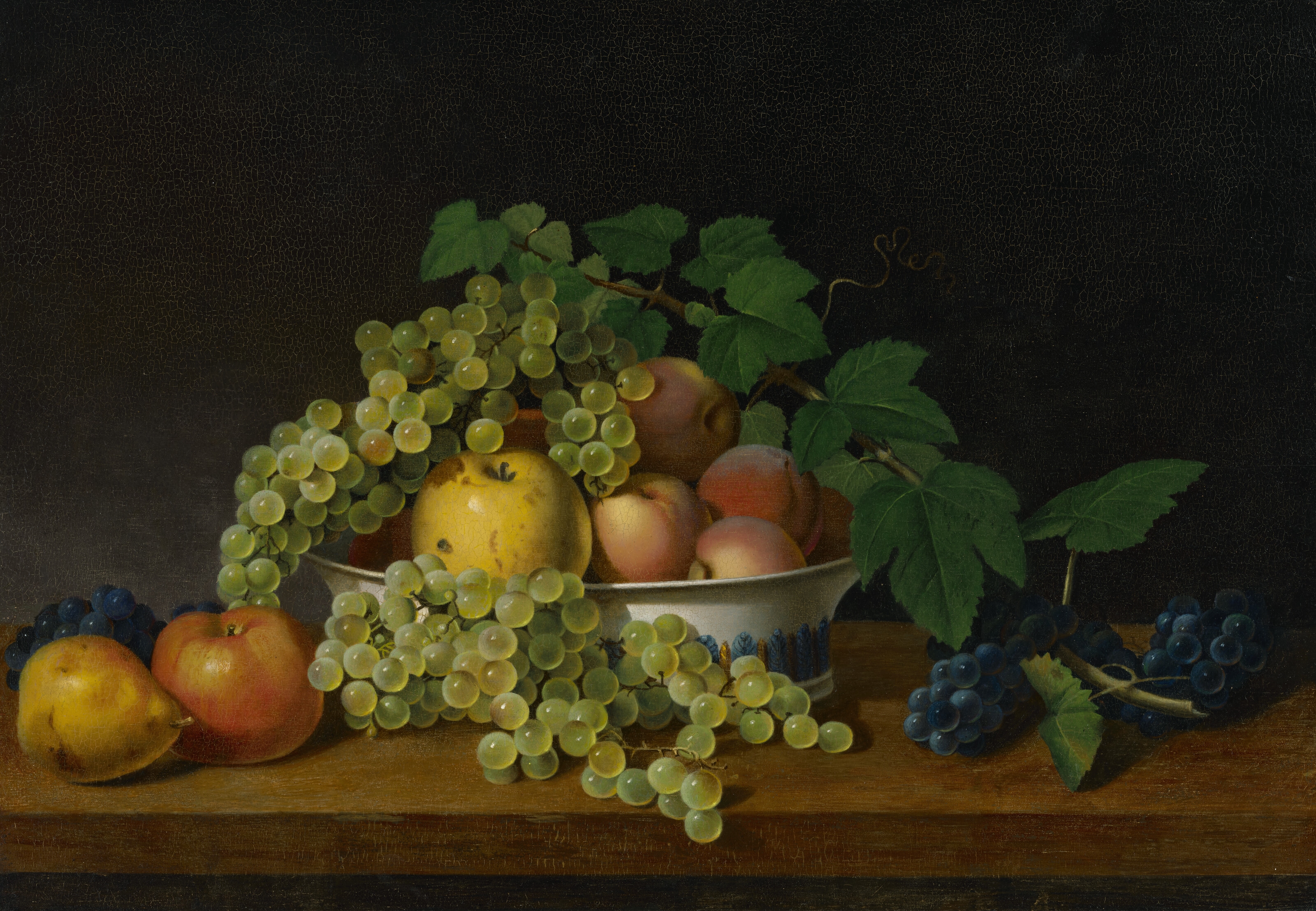James Peale | Still Life of Fruit with a Porcelain Bowl (Circa 1820s ...